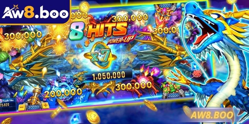 Bắn Cá Long Vương Trải Nghiệm Thú Vị Cùng AW8 Hấp Dẫn 1 Hiệu ứng sống động tại bắn cá Long Vương trên AW8