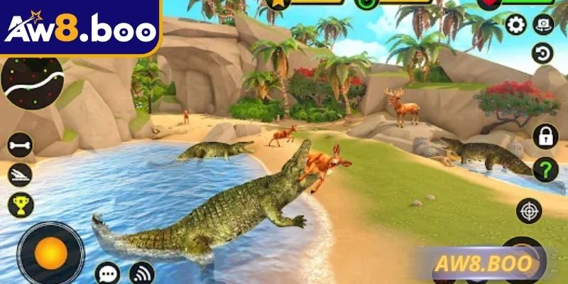 Game Bắn Cá Sấu – Thế Giới Giải Trí Đầy Màu Sắc Tại AW8 2 Có nhiều biểu tượng trong game bắn cá sấu