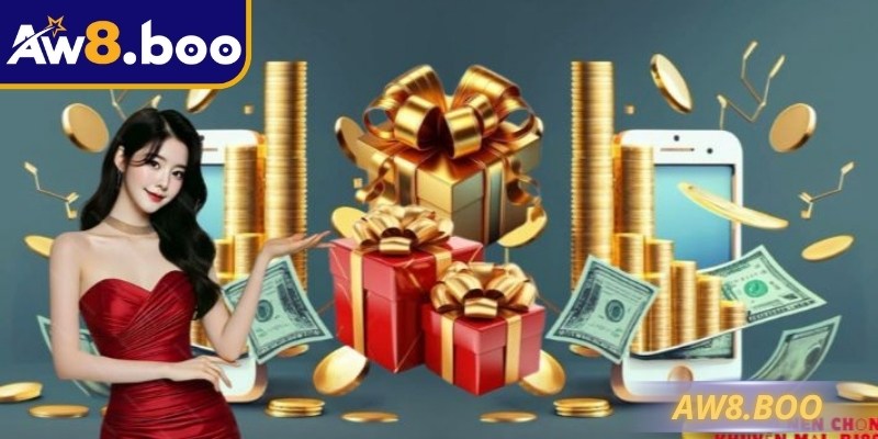 Khuyến Mãi AW8 Mở Ra Cơ Hội Nhận Nhiều Quà Tặng Giá Trị 1 Khuyến mãi AW8 nổi bật với nhiều gói thưởng hấp dẫn
